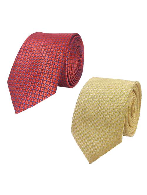 men's pack of 2 necktie - 19617252 -  Standard Image - 0