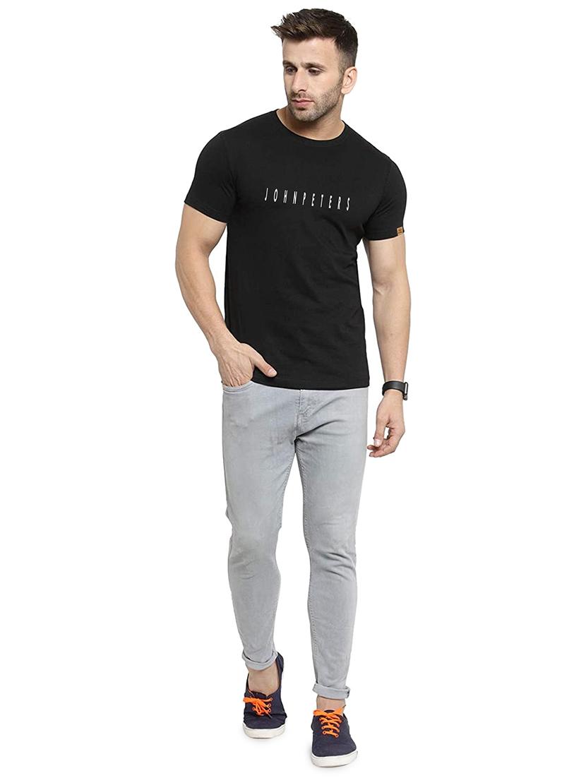 crew neck chest print t-shirt - 19617488 - Standard Image - 3