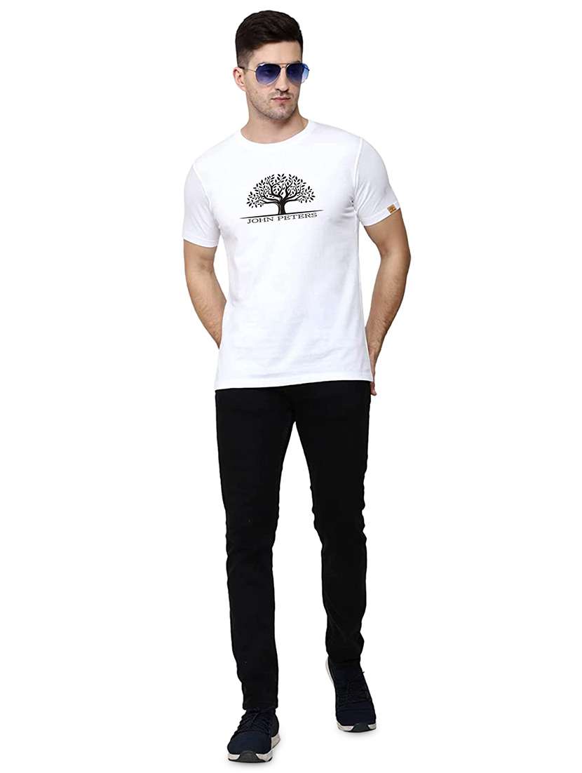 crew neck printed regular t-shirt - 19617537 -  Standard Image - 3