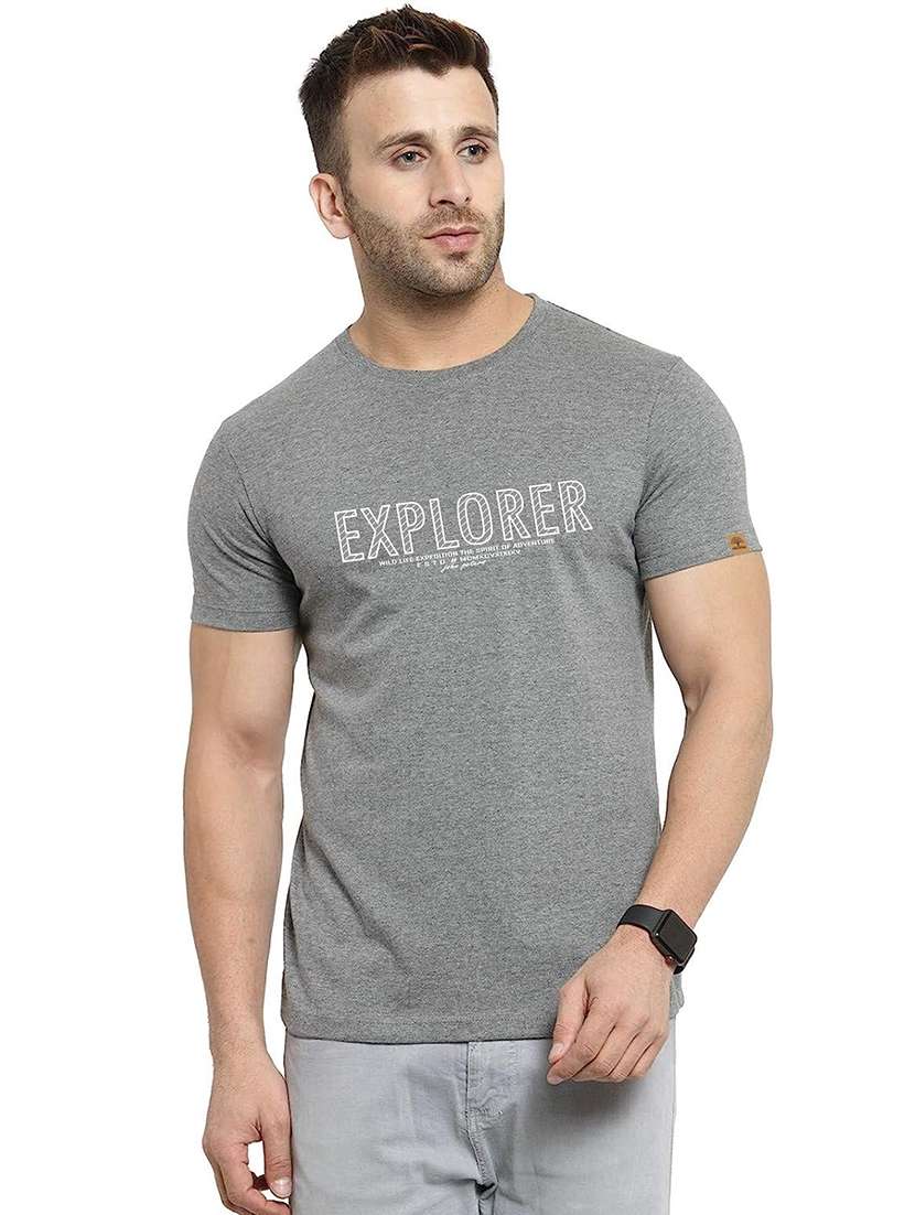 crew neck printed regular t-shirt - 19617547 - Zoom Image - 0