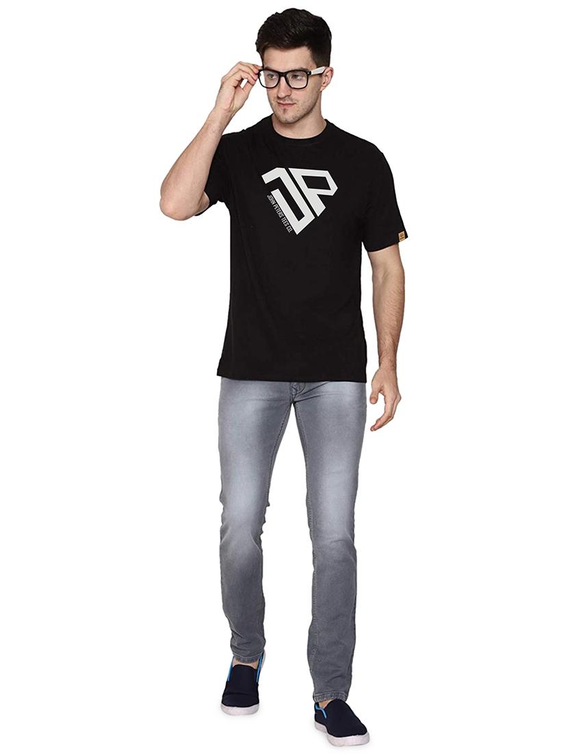 crew neck printed regular t-shirt - 19617552 - Standard Image - 3