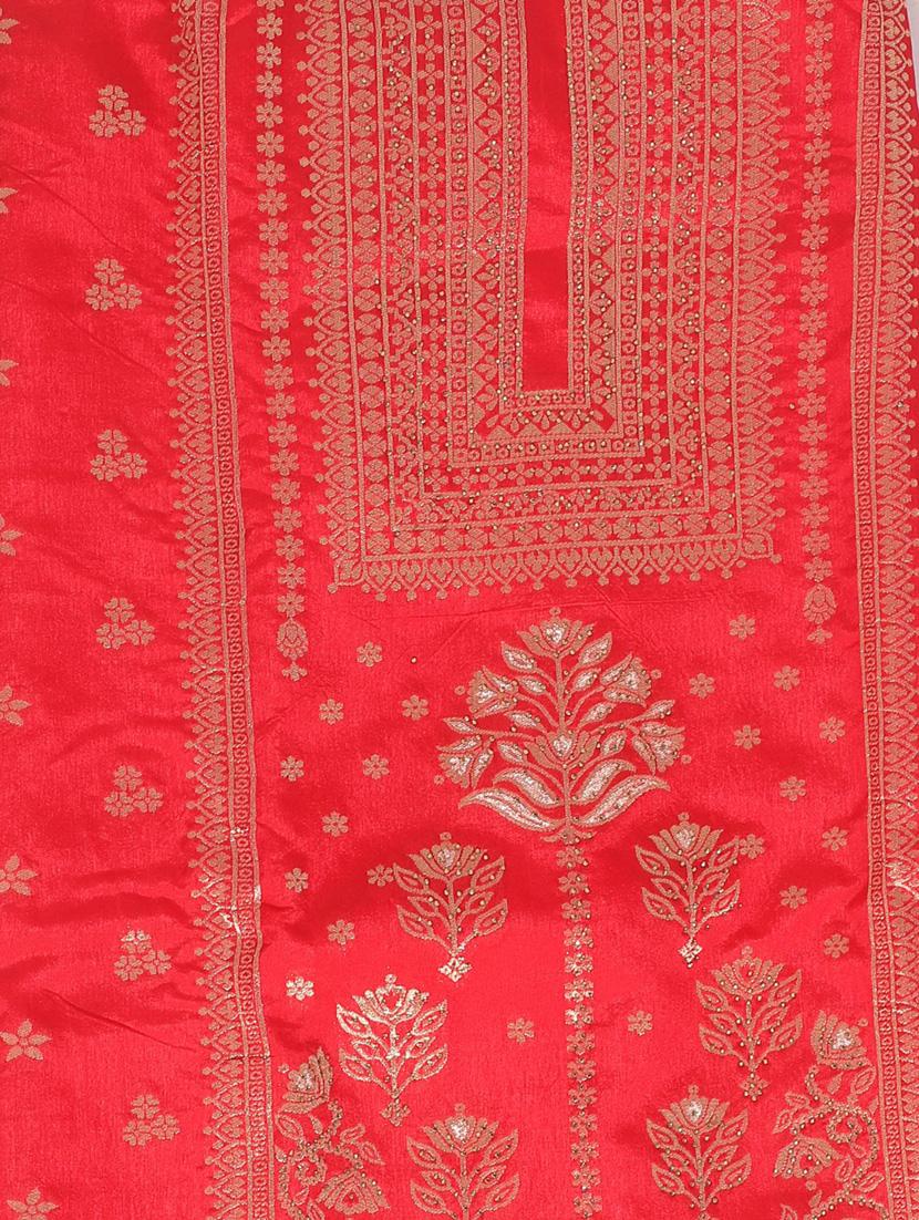 zari work self design unstitched suit set - 19618677 - Standard Image - 3