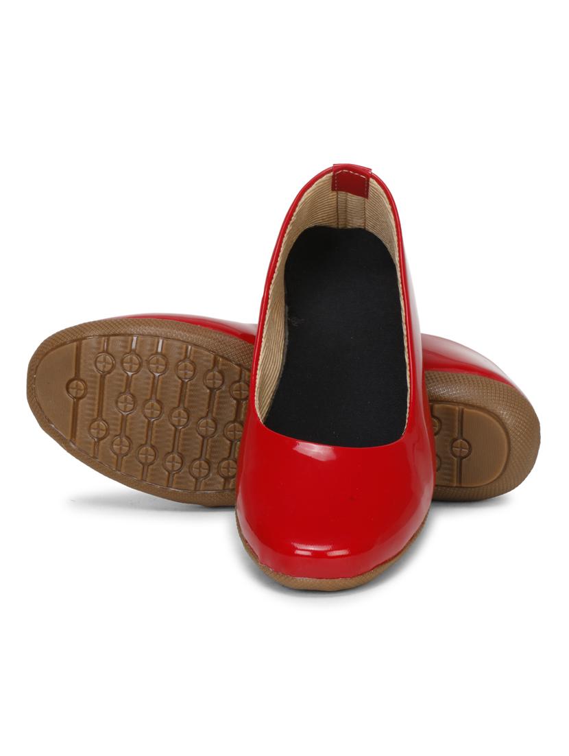 red patent leather slip on ballerina - 19618762 - Standard Image - 5