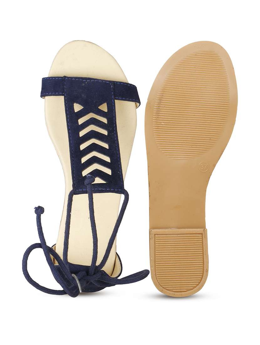 navy closed back flats - 19618785 -  Standard Image - 3