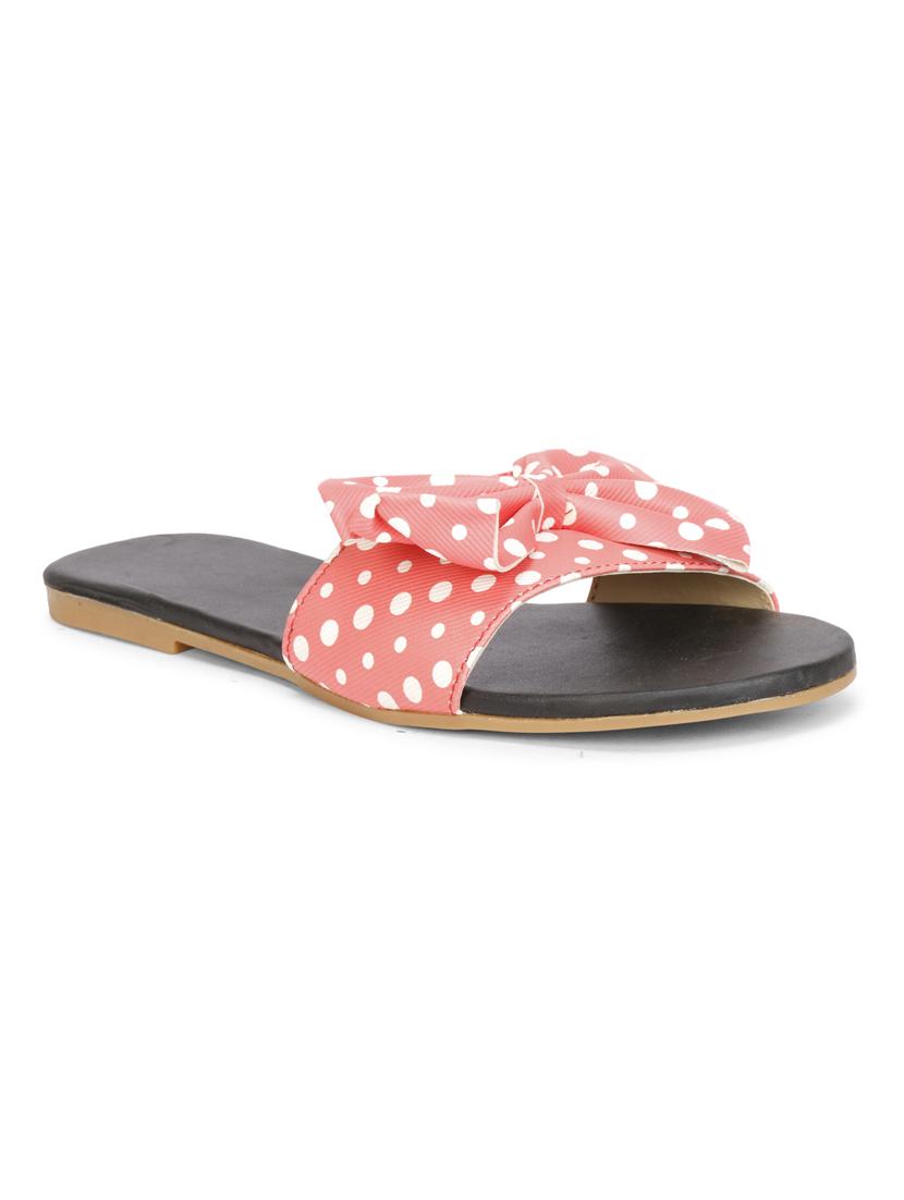 multi colored synthetic slip on sandals - 19618800 -  Zoom Image - 0