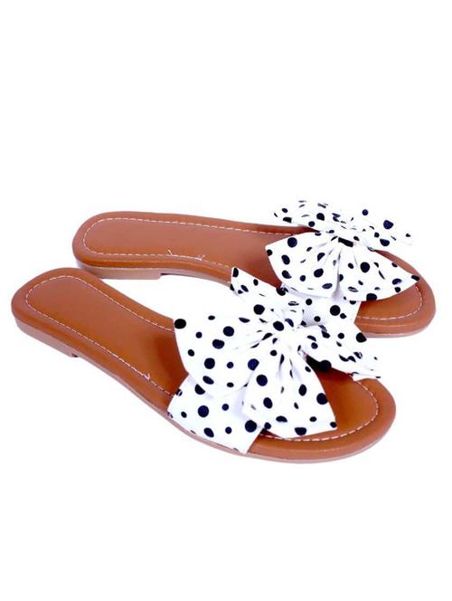 tan synthetic slip on sandals - 19618802 -  Standard Image - 0