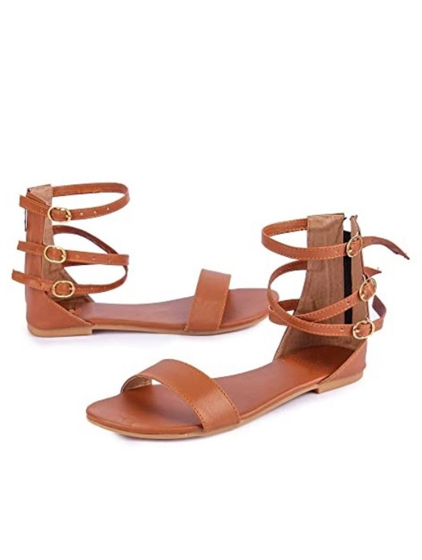 tan gladiators sandal - 19618804 - Standard Image - 3