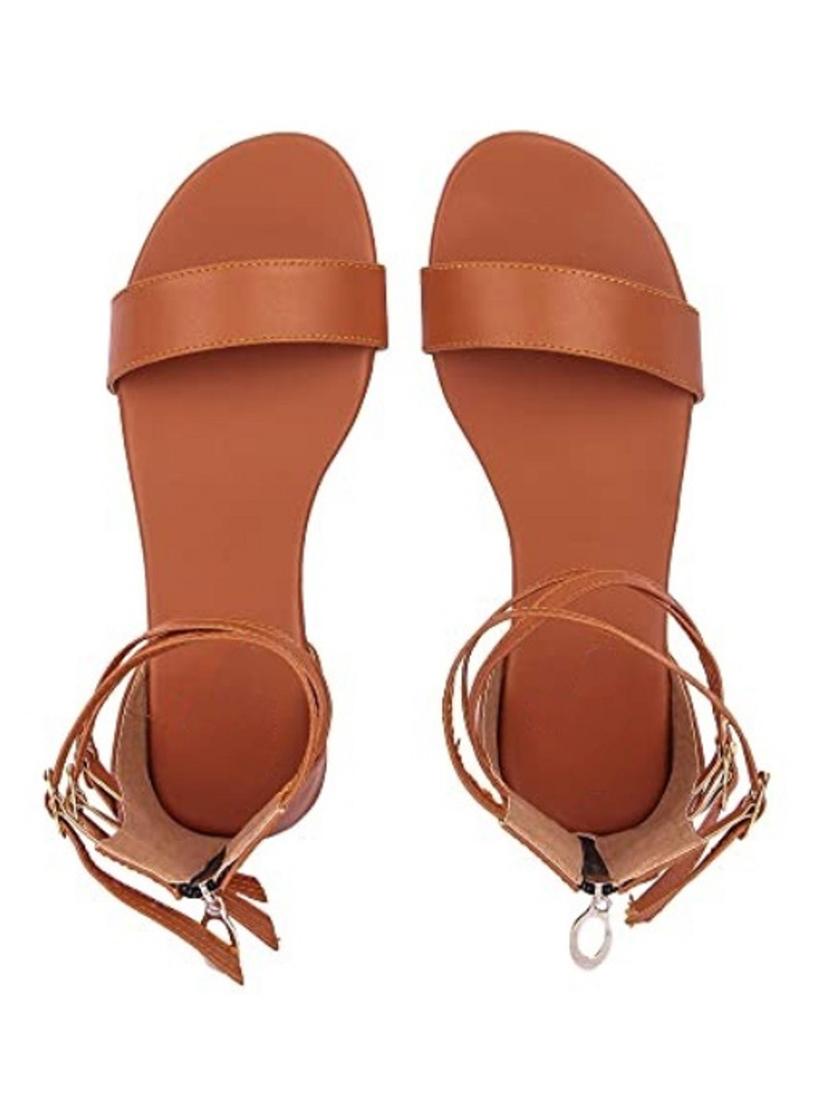 tan gladiators sandal - 19618804 - Standard Image - 5