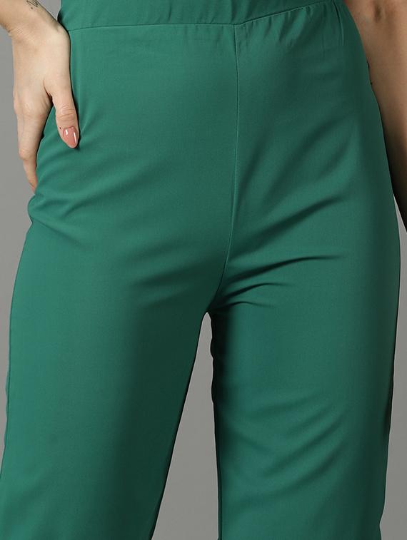 cami neck solid top and trouser set co-ord - 19620553 - Standard Image - 5