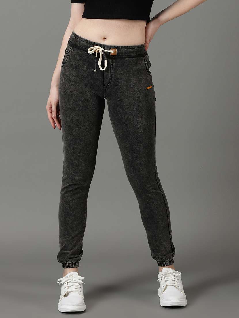 grey cotton jeggings