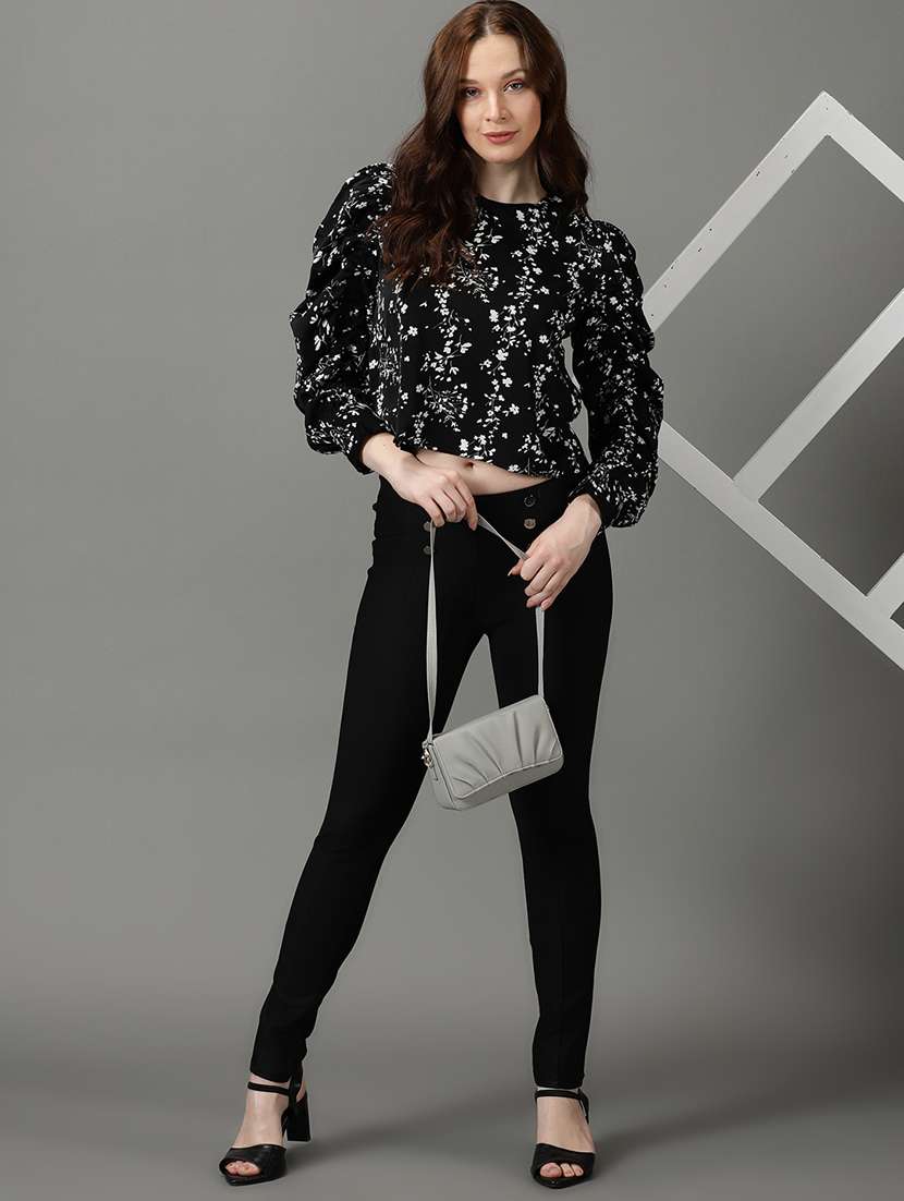 Low Rise Solid Jegging - 19621836 -  Standard Image - 3