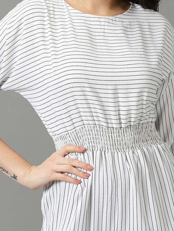 stripes printed full length jumpsuit - 19621846 -  Standard Image - 3