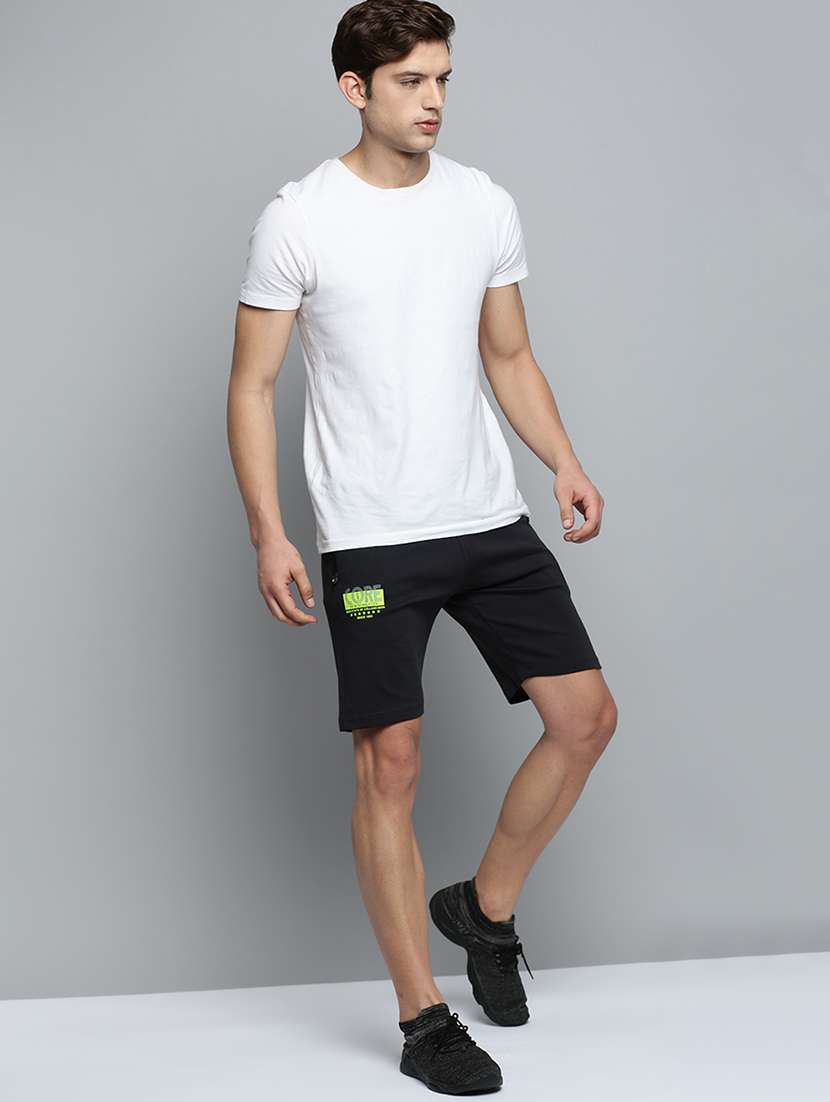 black solid sports short - 19622631 -  Standard Image - 3