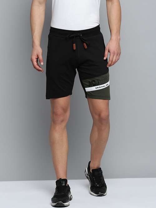 black solid sports short - 19622636 -  Standard Image - 0
