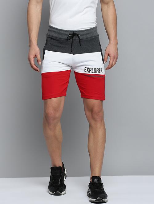 color block sports shorts - 19622640 -  Standard Image - 0