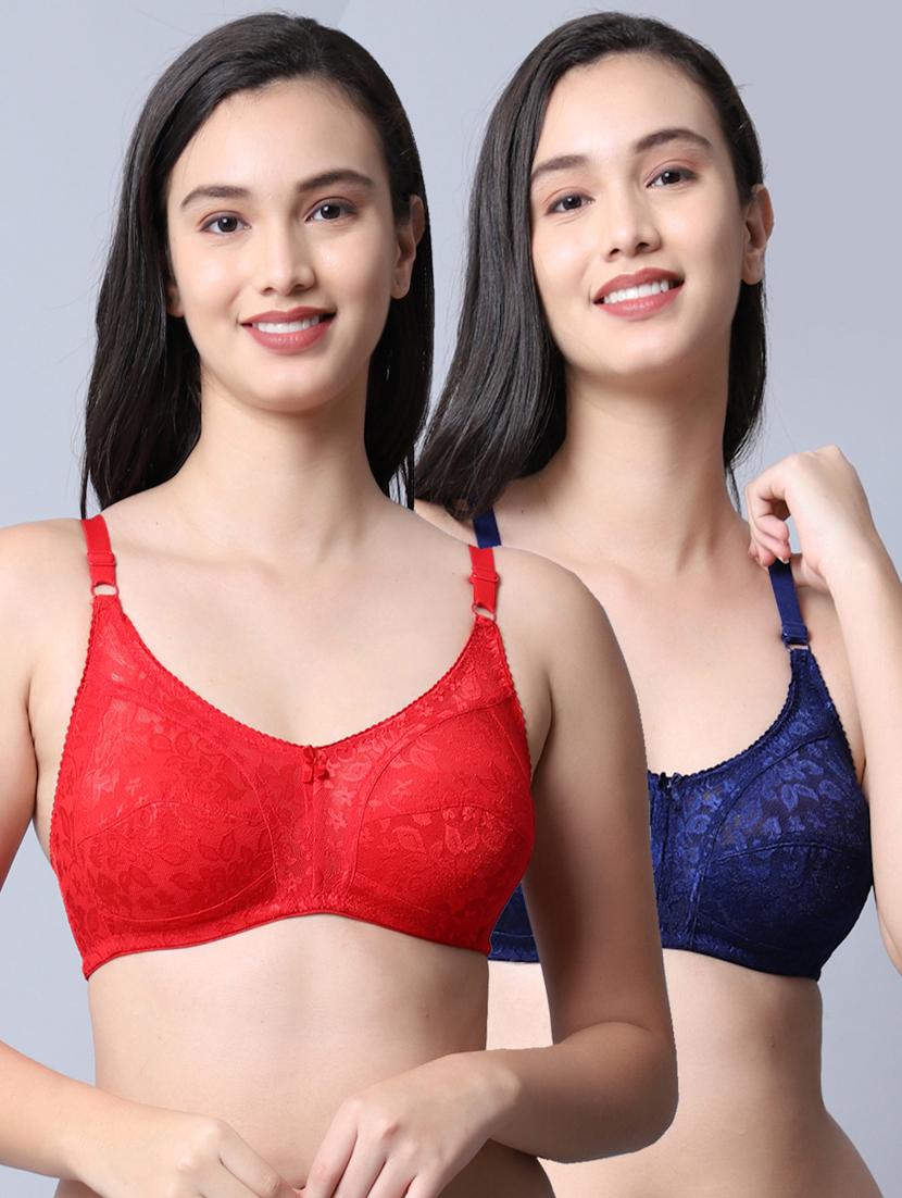 multi colored nylon combos bra - 19625752 -  Zoom Image - 0