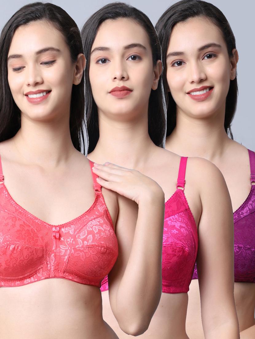 multi colored nylon combos bra - 19625774 - Zoom Image - 0