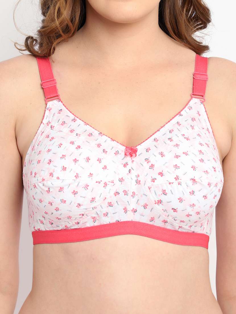pink cotton combos bra - 19625790 -  Standard Image - 5