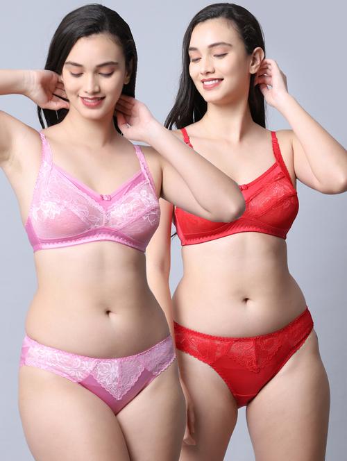 gracit women's bra and panty set combo - 19625814 -  Standard Image - 0