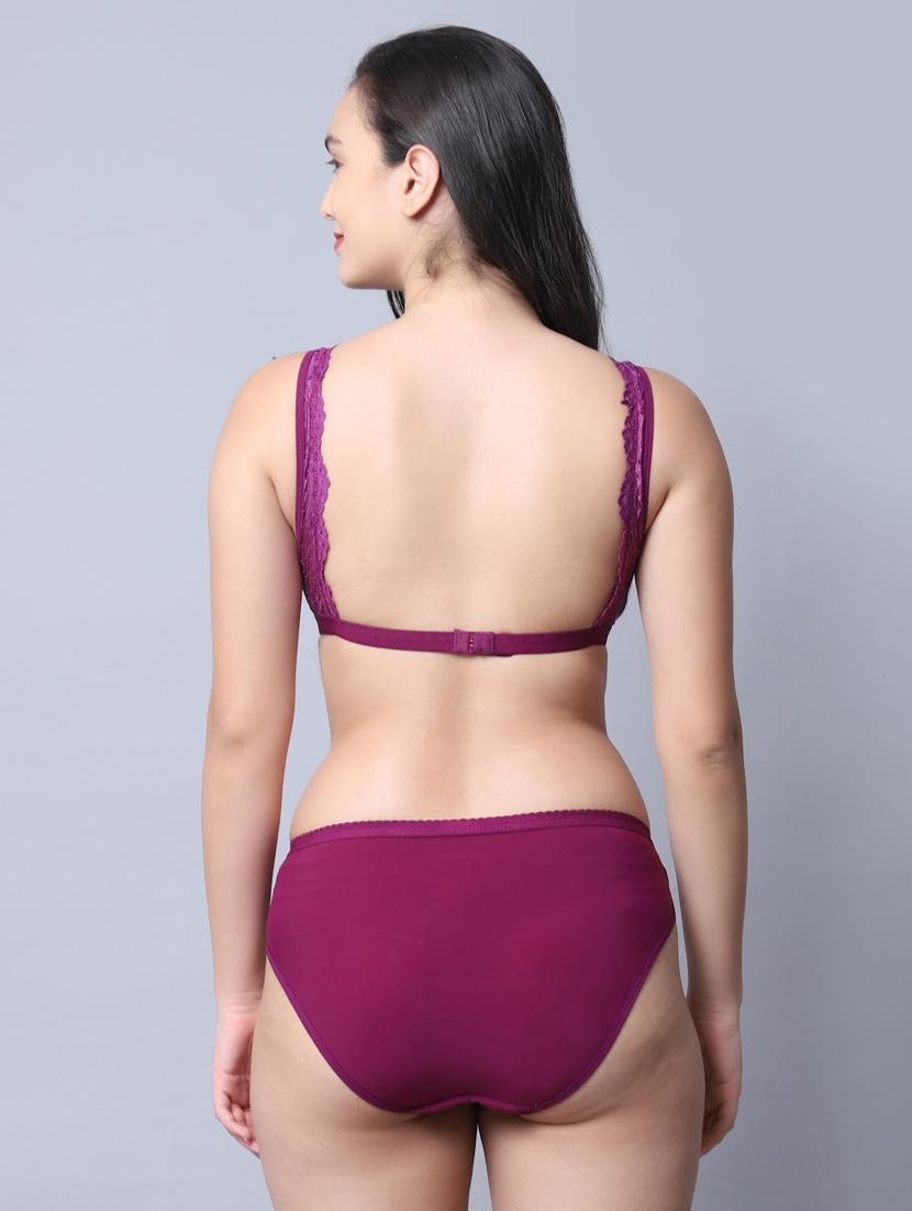 gracit women's bra and panty set - 19625820 - Standard Image - 3