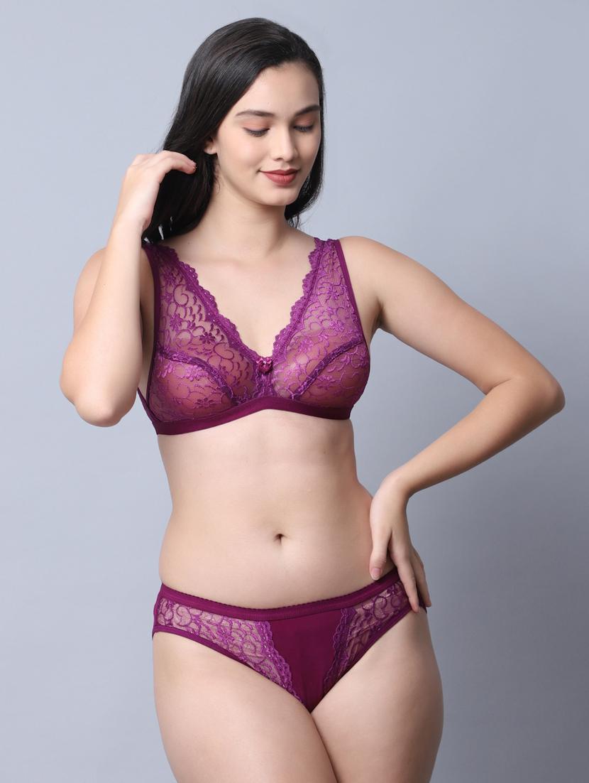 gracit women's bra and panty set combo - 19625826 - Standard Image - 3
