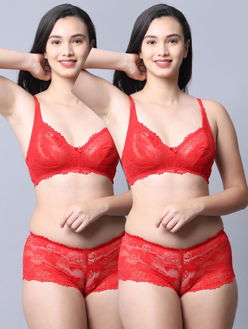 gracit women's bra and panty set combo - 19625839 -  Zoom Image - 0