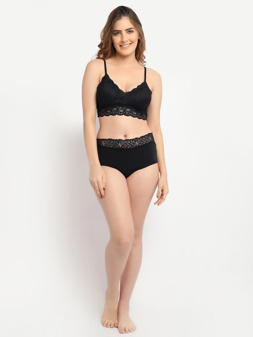 black cotton hipster panty - 19625884 - Standard Image - 3