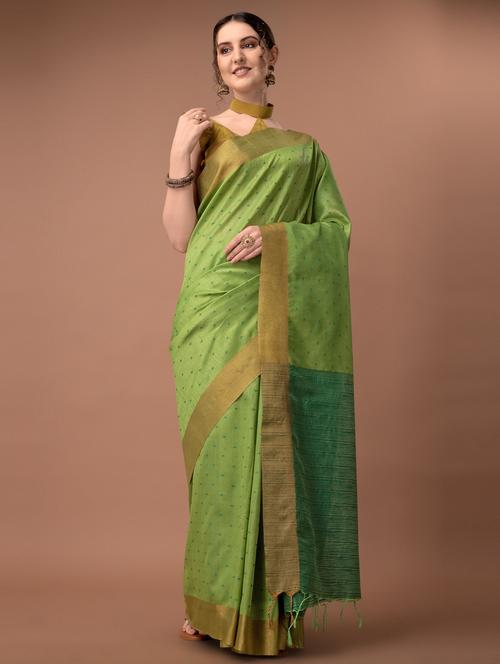 solid with borders handloom saree - 19626265 - Standard Image - 0