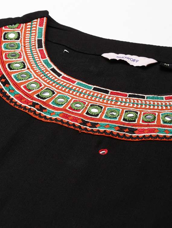 women embroidered kurta palazzo set with duaptta - 19631390 -  Standard Image - 3
