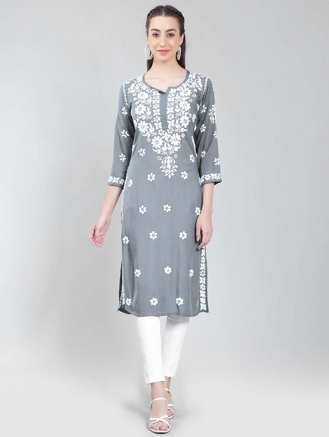 women's straight kurta - 19631872 - Zoom Image - 0