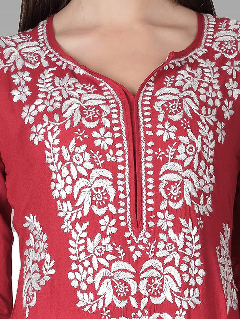 women's straight kurta - 19631877 - Standard Image - 5