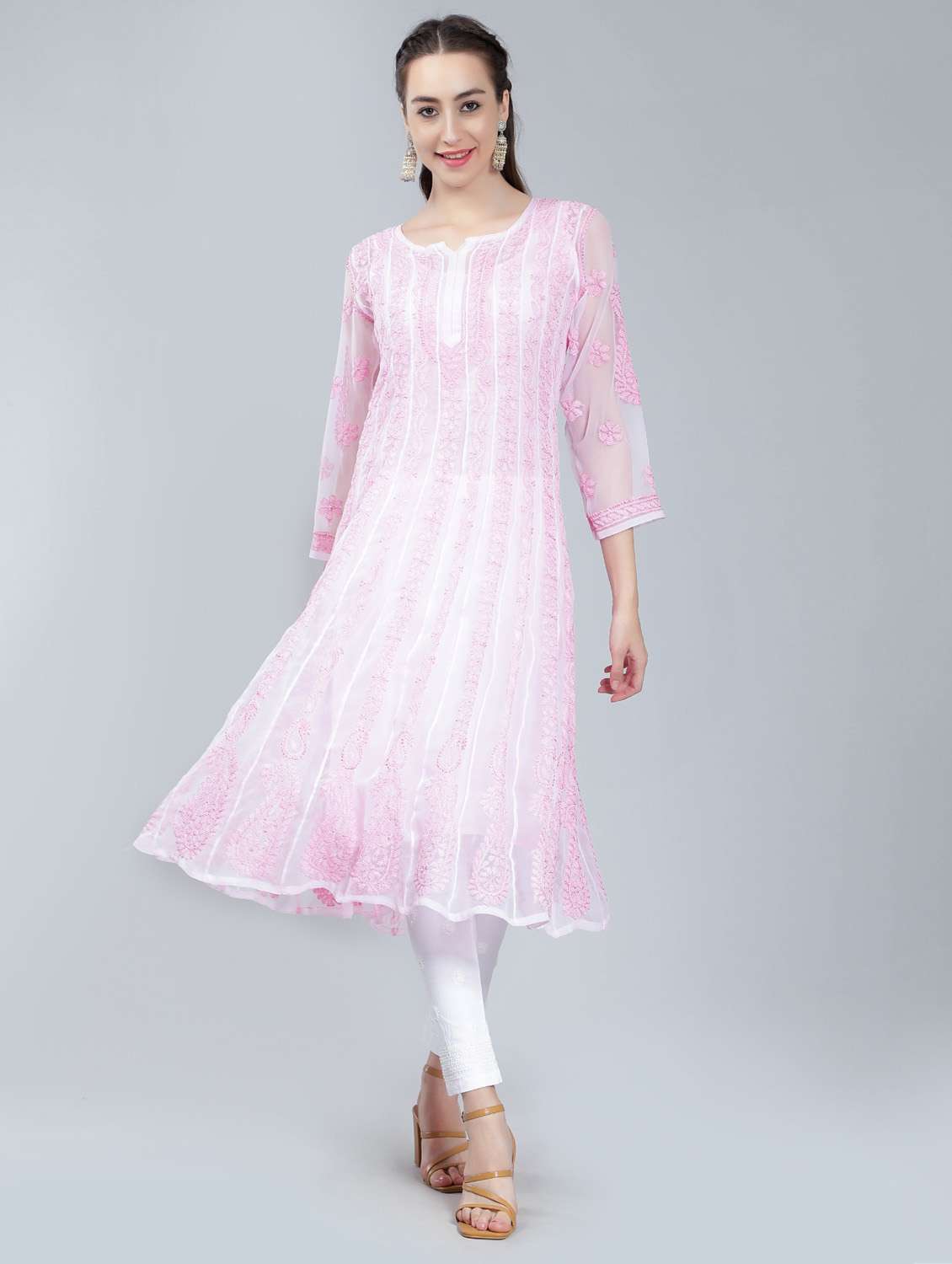 women's flared kurta