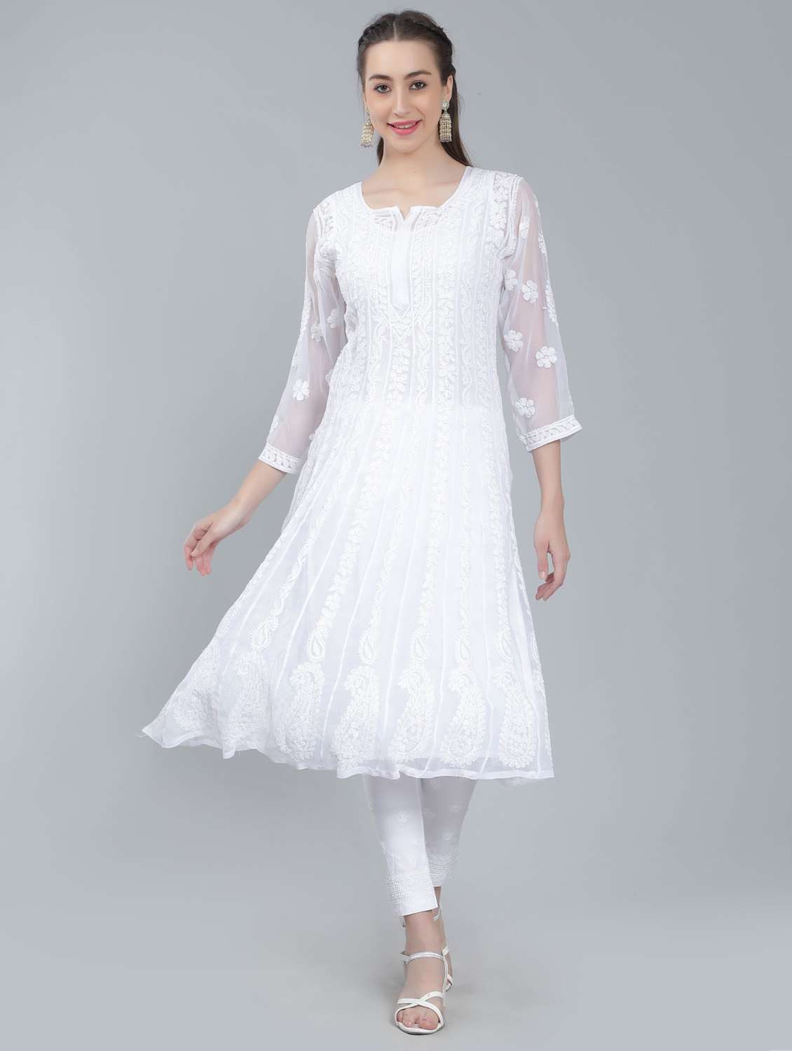 women's flared kurta
