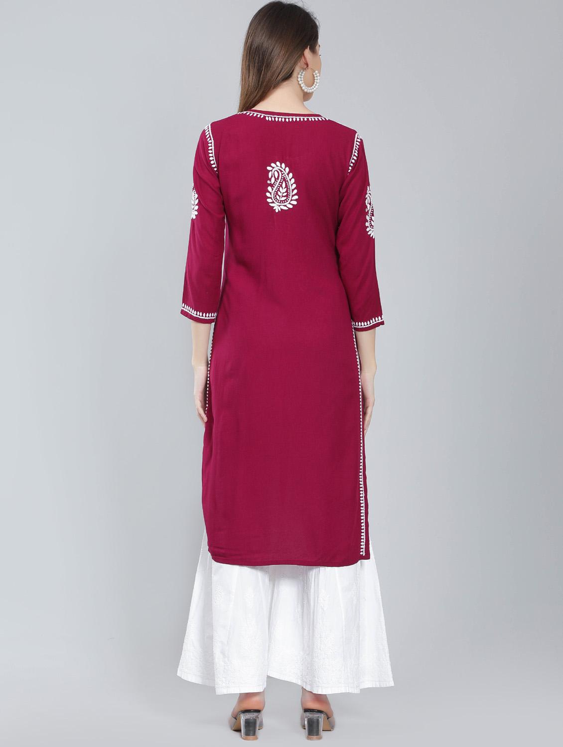 women's straight kurta - 19631896 - Standard Image - 3