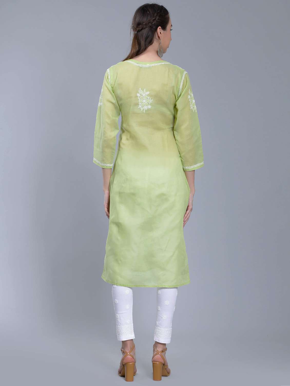 women's straight kurta - 19631906 -  Standard Image - 3