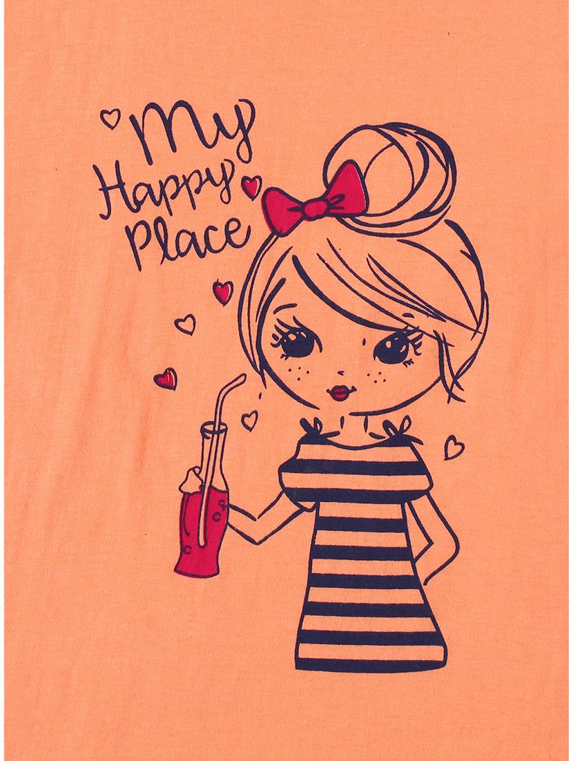 girls pack of 2 printed regular tees - 19635322 - Standard Image - 3