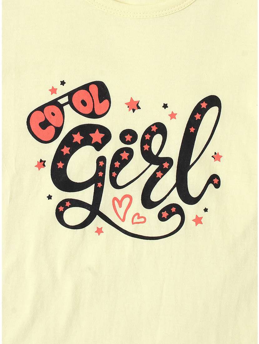 girls pack of 2 printed regular tees - 19635325 -  Standard Image - 3