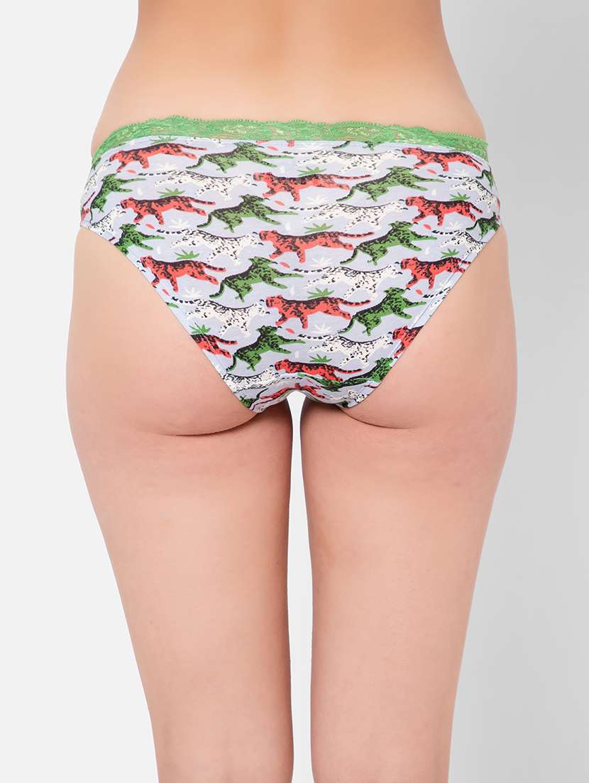 multi colored cotton bikini panty - 19638914 -  Standard Image - 3