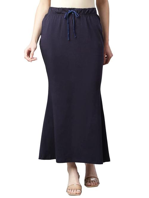 navy blue nylon saree shaper shapewear - 19639465 - Standard Image - 0
