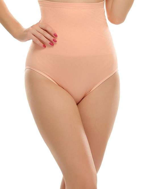orange cotton blend shaper brief shapewear - 19641972 - Standard Image - 0
