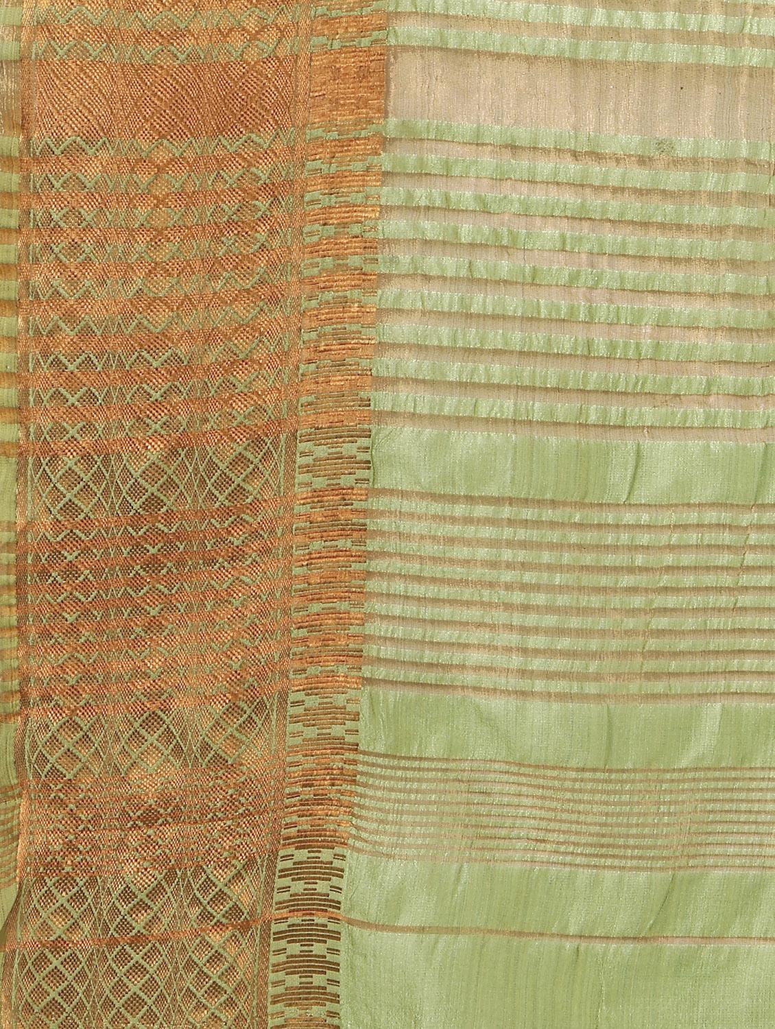 solid with borders handloom saree - 19643517 - Standard Image - 5