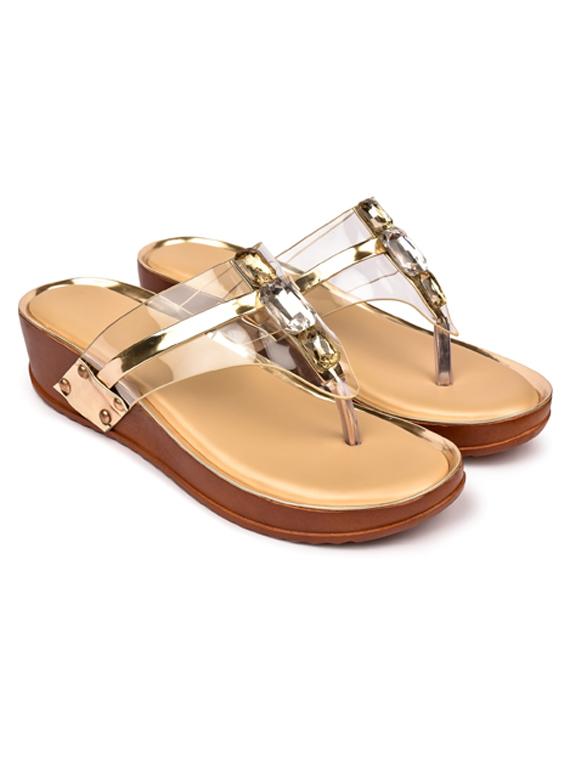 reezz's trendy collections of wedges sandal for women & girls. - 19643592 - Zoom Image - 0
