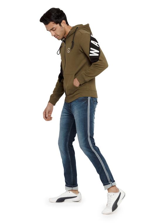 mens color block sweatshirt - 19643652 - Standard Image - 3