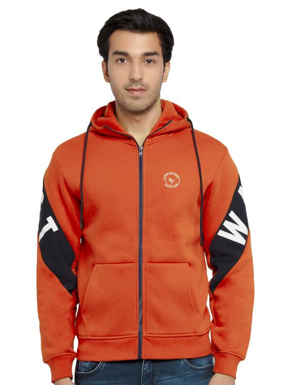 mens front print sweatshirt - 19643653 - Zoom Image - 0