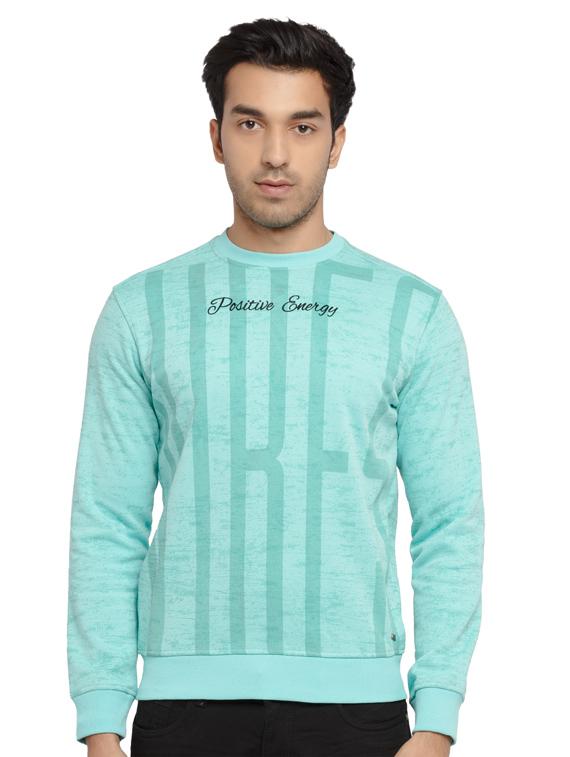 mens front print sweatshirt - 19643683 - Zoom Image - 0