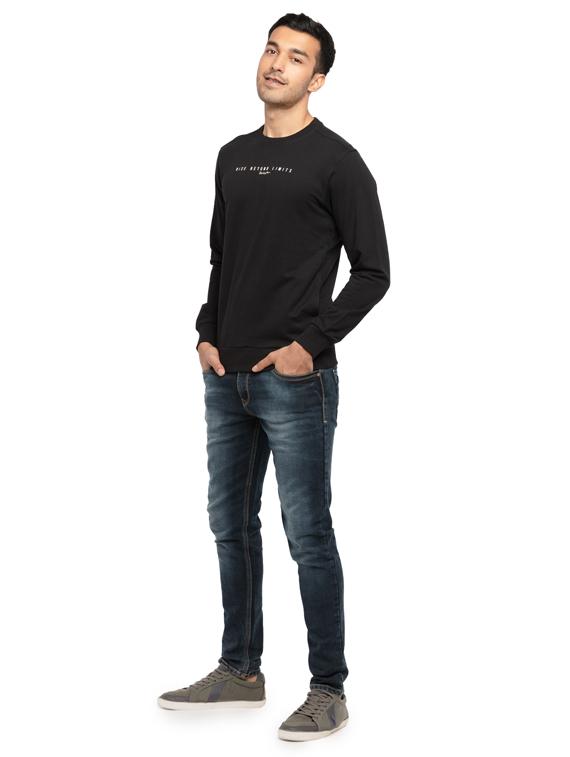 round neck printed cotton t-shirt - 19643692 - Standard Image - 3