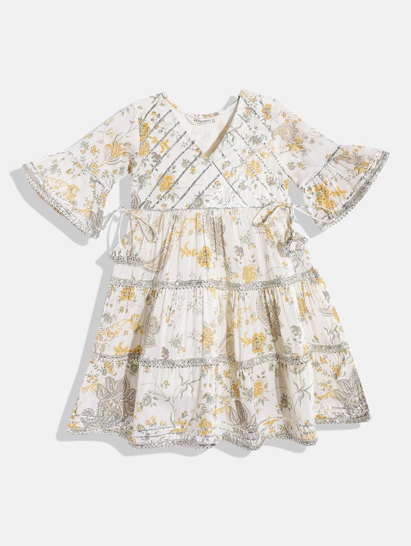 floral printed party gown - 19644862 - Zoom Image - 0
