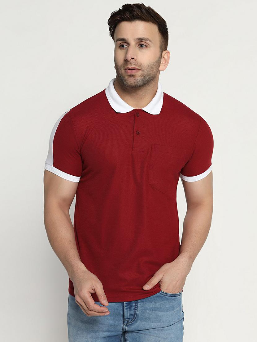 polo neck solid regular t-shirt - 19646033 - Zoom Image - 0