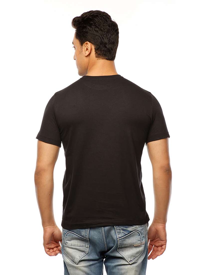 men crew neck front print t-shirt - 19649452 -  Standard Image - 3