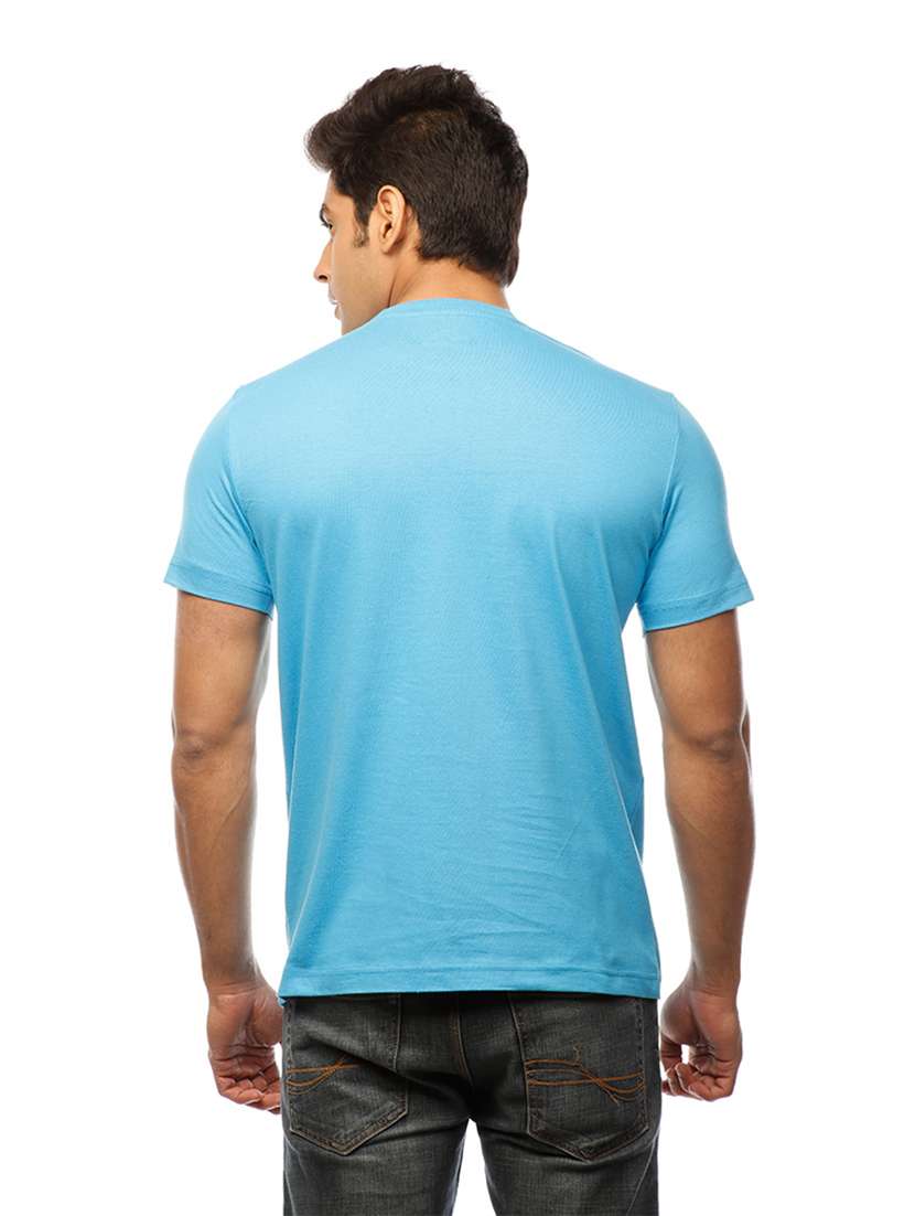 men crew neck front print t-shirt - 19649499 -  Standard Image - 3